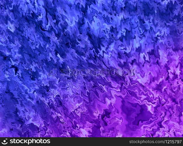 Violet - blue dynamic wave oscillations. Abstract background.