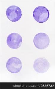 violet dots watercolour white wallpaper