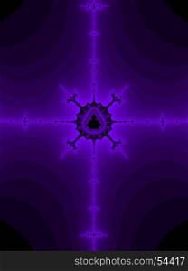Violet fractal background. Violet Mandelbrot set abstract fractal illustration useful as a background