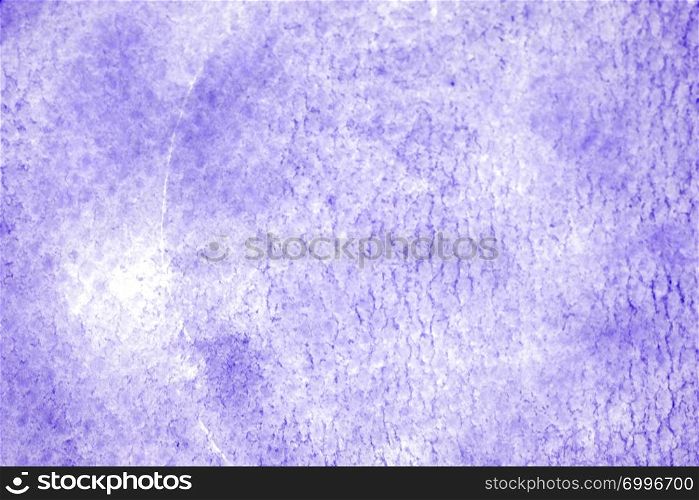 Violet, purple art abstract watercolor painting textured on white paper background