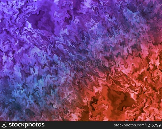 Violet - red dynamic wave oscillations. Abstract background.