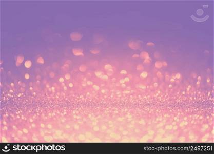 Violet shiny glitter lights bokeh background