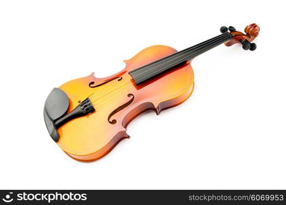 Violin isolated on the white