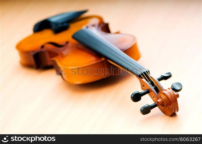 Violing in music concept