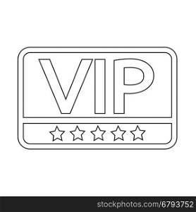 VIP icon illustration design