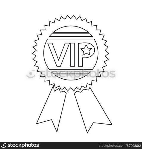 VIP icon illustration design