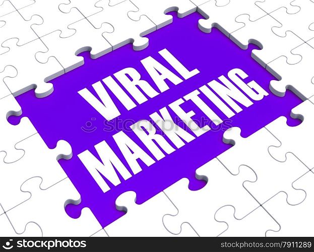. Viral Marketing Showing Advertising Strategies And Social Media Advertisement