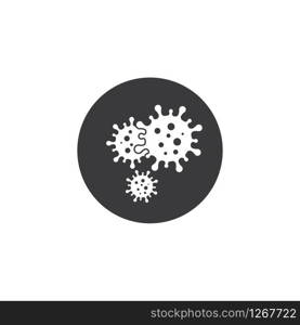 virus and bacteria icon vector illustration design template