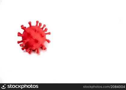 Virus, bacterium on white background, pandemic coronavirus outbreak background with copy space. Covid-19, medical health concept space for text. Virus, bacterium on white background, pandemic coronavirus outbreak background with copy space. Covid-19, medical health concept