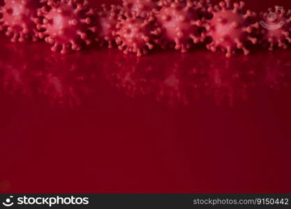 Virus close up, SARS, coronavirus pandemic background