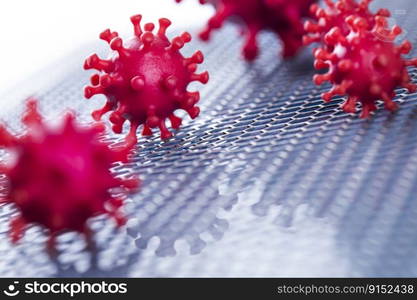 Virus. Concept of medical research