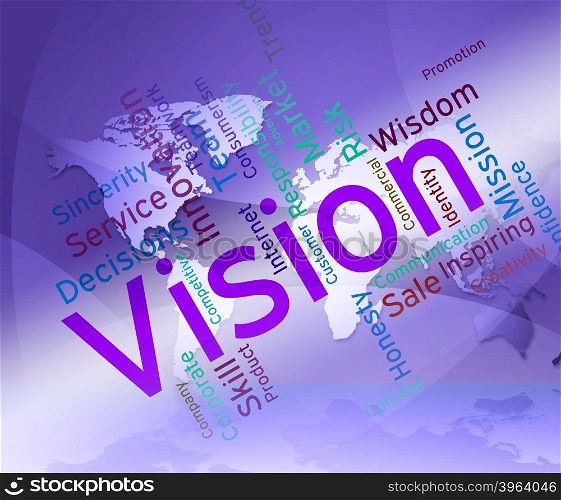 Vision Word Meaning Objective Objectives And Target