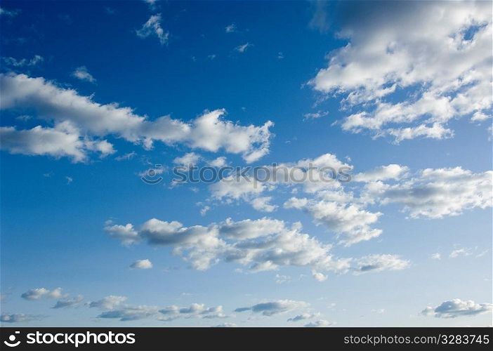 Vista of clouds and sky.