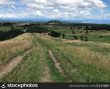 Vista of Taupo surrounds from Mount Tauhara