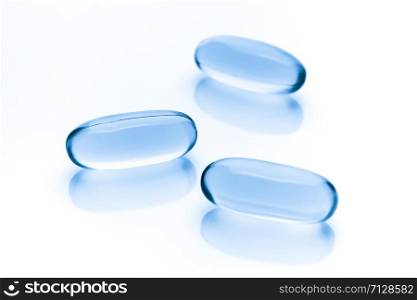 Vitamin Omega-3 fish oil capsules