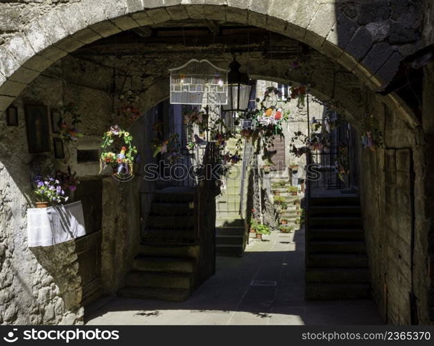 Vitorchiano, medieval village in the Viterbo province, Lazio, Italy