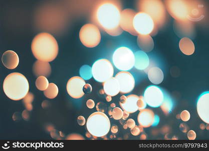 Vivid Colorful Bokeh Party Glossy Background