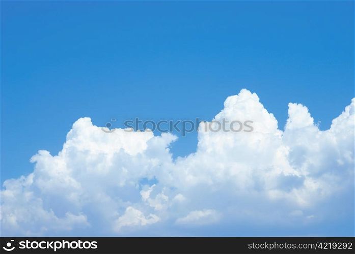 vivid day sky background. cloudscape