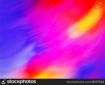 Vivid neon blurred holographic psychedelic texture background. Hologram foil defocused background. Holographic luxury random psychedelic art photo with polarization effect.
