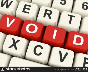Void Keys Showing Invalid Or Invalidated Online