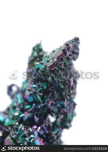 volcanic rock on a white background