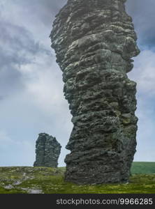 Volcanic rock pillars. Weathering rocks.. Volcanic rock pillars. Weathering