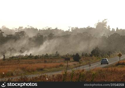 Volcano National Park - Big Island of Hawaii - Steam Vents and Sulpher Bank