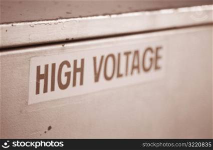 Voltage Sign