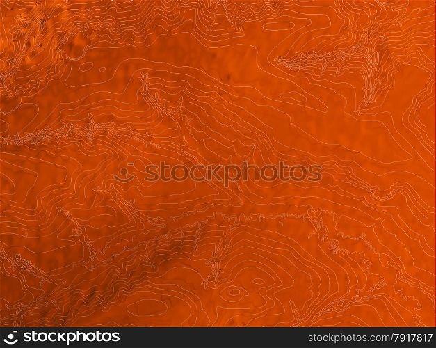Volumetric topographic isolines background, 3D computer generated