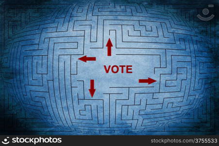 Vote maze