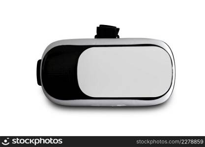 VR camera glasses smartphone isolated on a white background with clipping path.