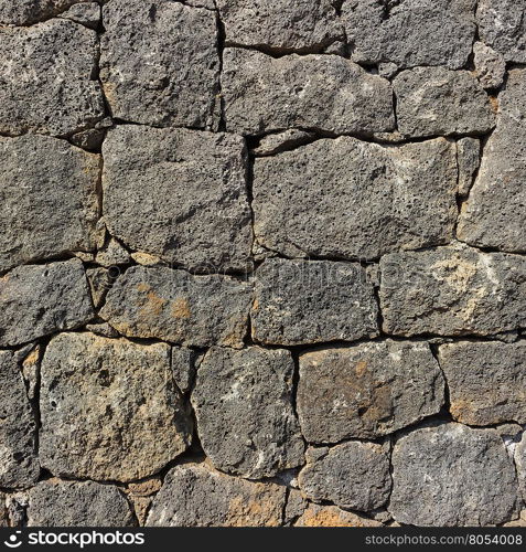 Vulcanic Stone wall, useful for background.