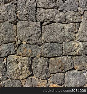 Vulcanic Stone wall, useful for background.