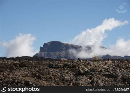 vulcano on the spanish island tenerife