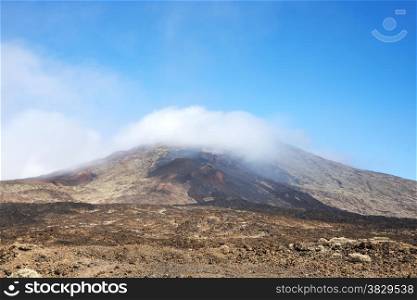 vulcano on the spanish island tenerife