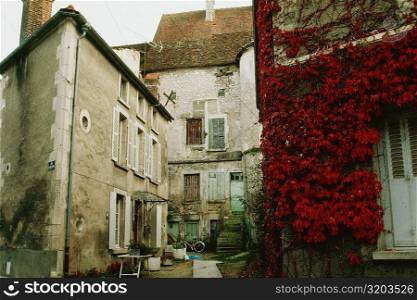 w angle view of residential buildings, Buffon, France