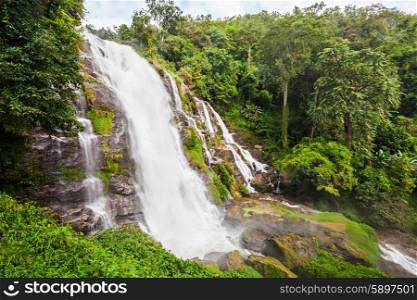 Wachirathan Falls are waterfalls in the Chom Thong district, Chiang Mai province, Thailand