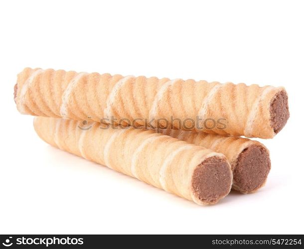 Wafers isolated on white background