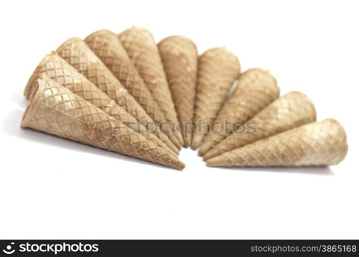 Waffle ice cream cones