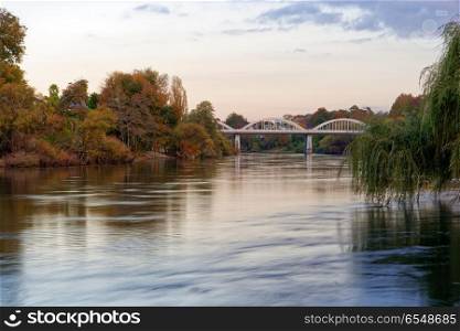 Waikato river near Fairfield Bridge, Hamilton