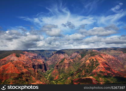 Waimea canyon,Kauai,Hawaii