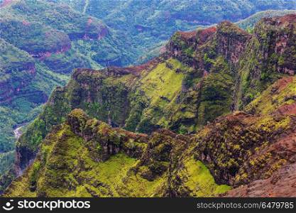 Waimea canyon. Waimea canyon,Kauai,Hawaii