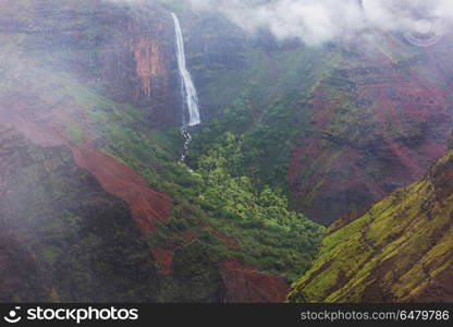 Waimea canyon. Waimea canyon, Kauai island, Hawaii
