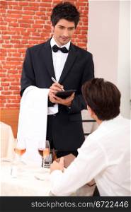 waiter in a restaurant