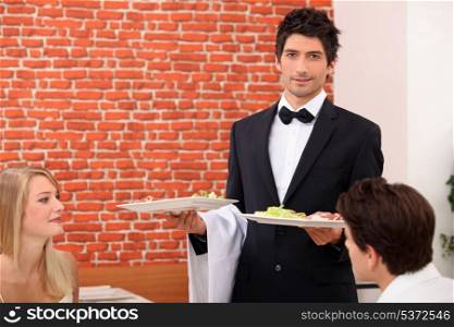 waiter on service