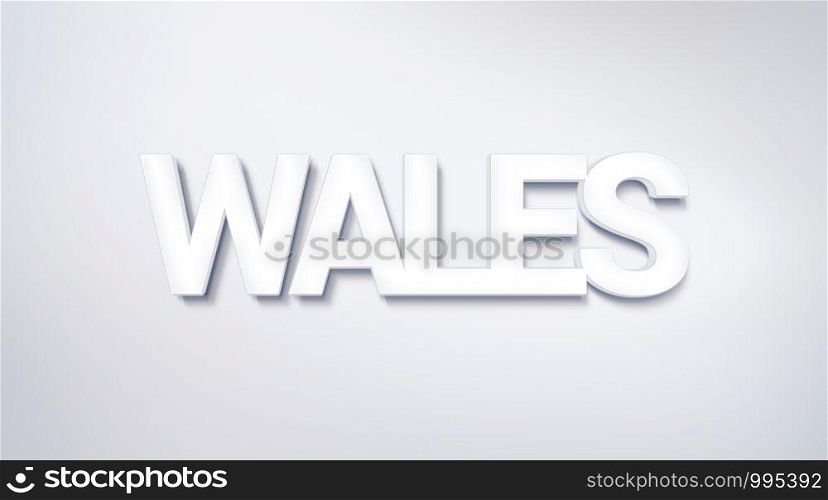 Wales, text design. calligraphy. Typography poster. Usable as Wallpaper background
