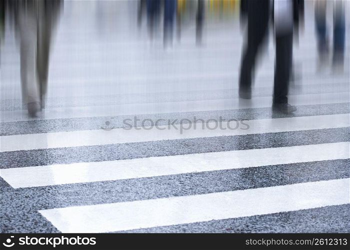 Walking people
