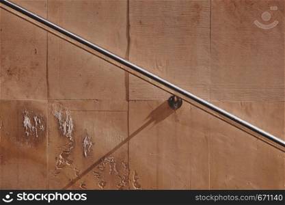 wall abstract background pattern textured with fence in the street