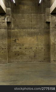 Wall and floor of beatup concrete. Background