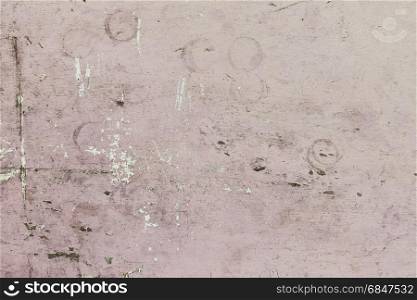 Wall background with pink tone. The grunge wall background with pink tone